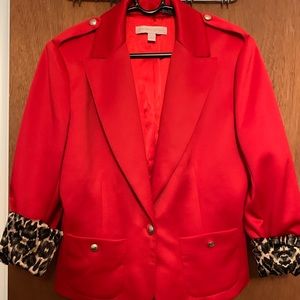 Red blazer